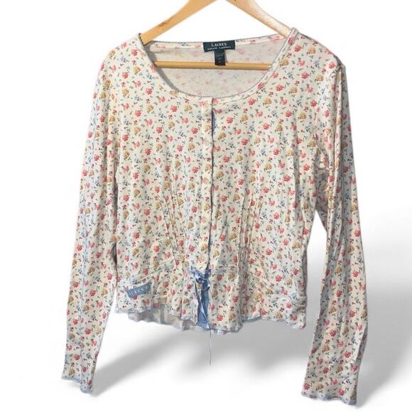 Lauren Ralph floral top - Picture 5 of 7